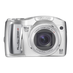 Canon PowerShot SX100 IS Manuel utilisateur | Fixfr