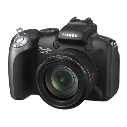 Canon PowerShot SX10 IS Manuel utilisateur | Fixfr