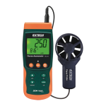Extech Instruments SDL310 Thermo-Anemometer/Datalogger Manuel utilisateur