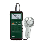 Extech Instruments 407113 Heavy Duty CFM Metal Vane Anemometer Manuel utilisateur