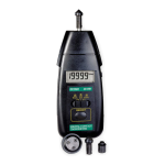 Extech Instruments 461891 High Precision Contact Tachometer Manuel utilisateur