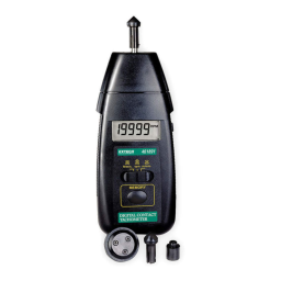 Extech Instruments 461891 High Precision Contact Tachometer Manuel utilisateur | Fixfr