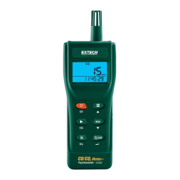 Extech Instruments CO260 CO/CO₂ Meter Manuel utilisateur | Fixfr