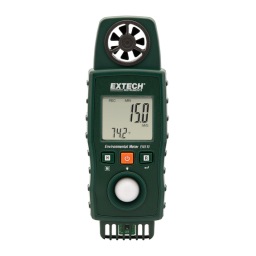 Extech Instruments EN510 10-in-1 Environmental Meter Manuel utilisateur | Fixfr