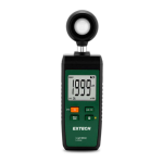 Extech Instruments LT250W Light Meter Guide de d&eacute;marrage rapide