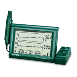 Extech Instruments RH520B Humidity+Temperature Chart Recorder Manuel utilisateur | Fixfr