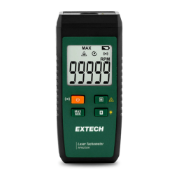 Extech Instruments RPM250W Laser Tachometer Guide de démarrage rapide | Fixfr