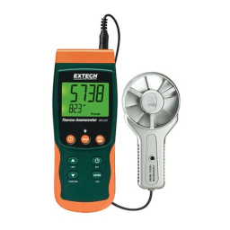 Extech Instruments SDL300 Metal Vane Thermo-Anemometer/Datalogger Manuel utilisateur | Fixfr