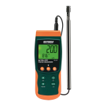 Extech Instruments SDL350 Hot Wire CFM Thermo-Anemometer/Datalogger Manuel utilisateur
