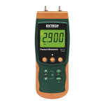 Extech Instruments SDL710 Differential Pressure Manometer/Datalogger Manuel utilisateur