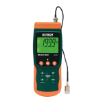 Extech Instruments SDL800 Vibration Meter/Datalogger Manuel utilisateur