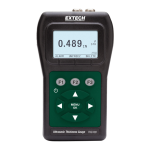 Extech Instruments TKG100 Digital Ultrasonic Thickness Gauge Guide de d&eacute;marrage rapide