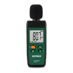 Extech Instruments SL250W Sound Meter Guide de d&eacute;marrage rapide