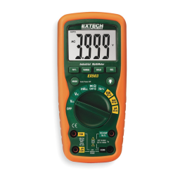 Extech Instruments EX503 10 Function Heavy Duty Industrial MultiMeter Manuel utilisateur | Fixfr