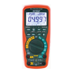 Extech Instruments EX540 12 Function Wireless True RMS Industrial MultiMeter/Datalogger Manuel utilisateur