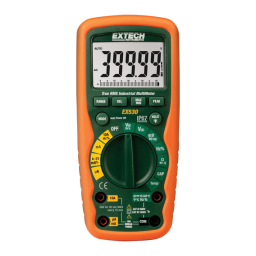 Extech Instruments EX530 11 Function Heavy Duty True RMS Industrial MultiMeter Manuel utilisateur | Fixfr