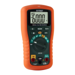 Extech Instruments MM750W Wireless Datalogging CAT IV True RMS Multimeter Manuel utilisateur