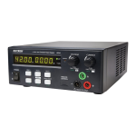 Extech Instruments DCP42 160W Switching Power Supply Manuel utilisateur