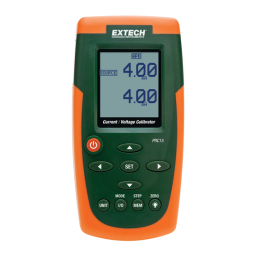 Extech Instruments PRC15 Current and Voltage Calibrator/Meter Manuel utilisateur | Fixfr