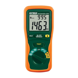 Extech 380260 Testeur d'isolation | Chat IA & PDF | Fixfr