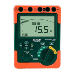 Extech Instruments 380395 High Voltage Digital Insulation Tester (110V) Manuel utilisateur