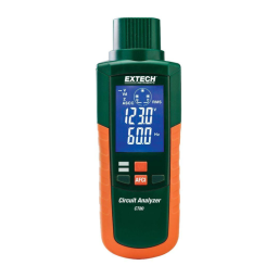 Extech Instruments CT80 AFCI, GFCI and AC Circuit Analyzer Manuel utilisateur | Fixfr