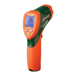 Extech Instruments 42512 Dual Laser InfraRed Thermometer Manuel utilisateur | Fixfr