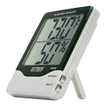 Extech Instruments 445703 Big Digit Hygro-Thermometer Manuel utilisateur