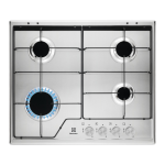 Electrolux KGS6424SX Table gaz Manuel utilisateur