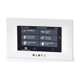 Elero MultiTec Touch-868: Manuel d'utilisation + AI Chat | Fixfr