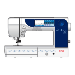 ELNA eXcellence 760 Pro Manuel du propriétaire | Fixfr