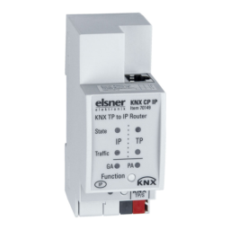 Elsner KNX CP IP Manuel utilisateur | Fixfr