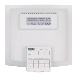 Elsner WS1 Color Manuel utilisateur | Fixfr