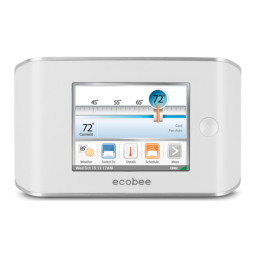 SGE ecobee Manuel d'utilisation | AI Chat & PDF Access | Fixfr