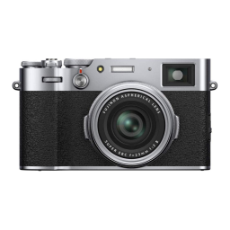 Fujifilm X100V Camera Manuel utilisateur | Fixfr