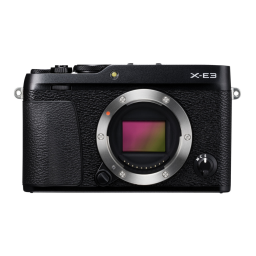 Fujifilm X-E3 : Guide de l'utilisateur | Chat IA & PDF | Fixfr