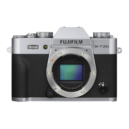 Fujifilm X-T20 Camera Manuel utilisateur | Fixfr