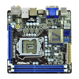 ASROCK H67M-ITX Manuel utilisateur | Fixfr