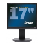 iiyama PROLITE B1706S Manuel utilisateur