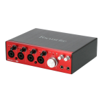 Focusrite Clarett 4Pre USB Mode d'emploi