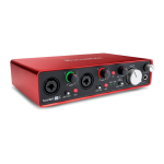 Focusrite Scarlett 2i4 Mode d'emploi