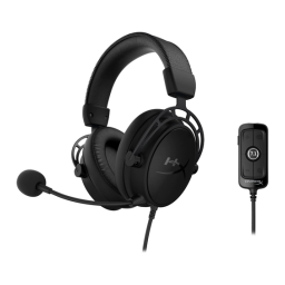 HyperX Cloud Alpha Casque gamer Manuel du propriétaire | Fixfr