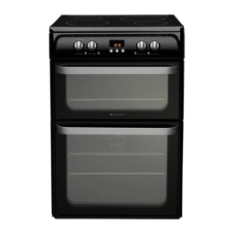 Hotpoint HUI614 K Double Cooker Manuel utilisateur | Fixfr