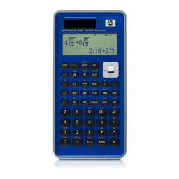 HP SmartCalc 300s Manuel utilisateur | Fixfr