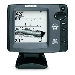 Humminbird 727 Manuel utilisateur | Fixfr