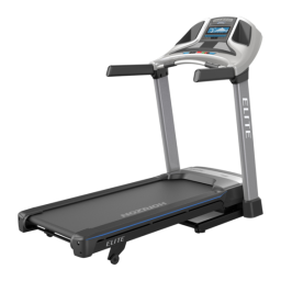 Horizon Fitness Elite T9 Folding Treadmill 2017 Manuel utilisateur | Fixfr