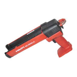 Hilti HIT-ED 3500-A Manuel utilisateur | Fixfr