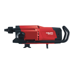Hilti DD 200 : Mode d'emploi + Chat IA & PDF | Fixfr