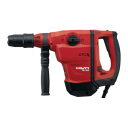 Hilti TE 60 Manuel utilisateur | Fixfr