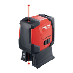 Hilti PM 2-P Mode d'emploi | AI Chat & PDF Access | Fixfr